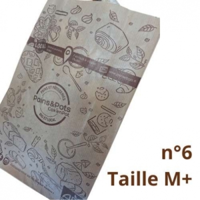 Carton de 1000 poches (n°6) taille M+