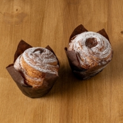 Lot de 2 Cruffins au Brownie BIO*