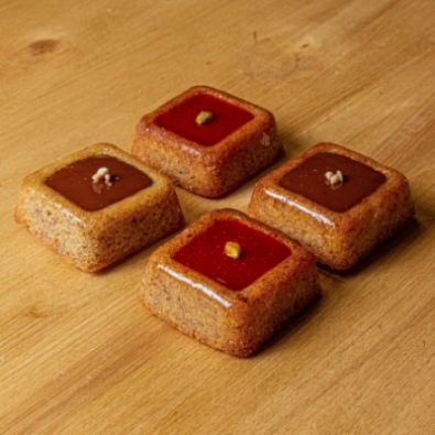 Les Carrés D'Oc (x4) Fraise/Choco - sans blé BIO* HMM