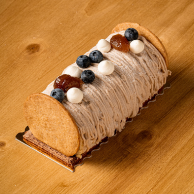 Bûche Mont Blanc 6 pers BIO*