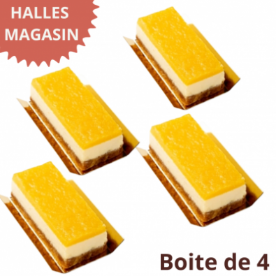 Cheesecake mangue citron vert (boite de 4 parts) BIO* HM