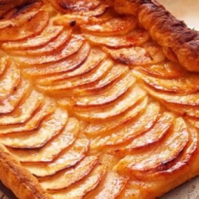 Tarte fine aux pommes format 4 parts BIO* HMM