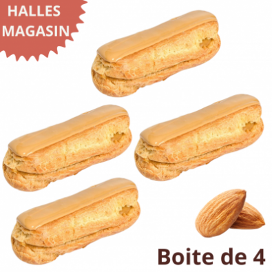 Eclair Praliné Amande (boite de 4) BIO* HM