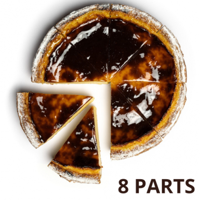 Flan (entier) à la vanille 8 parts BIO*