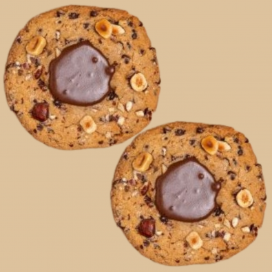 Lot de 2 maxi cookies amande BIO*