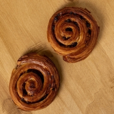 Lot de 2 pains au raisin BIO*