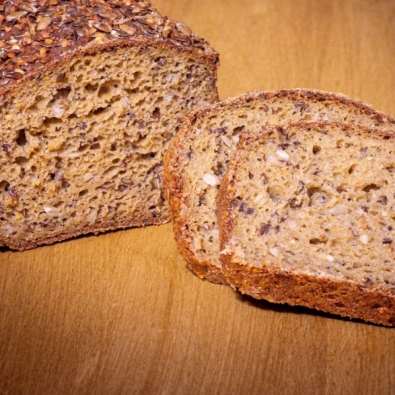 Pain sans blé graines 500g BIO (riz, maïs,sarrasin, tapioca)