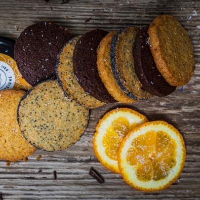 Sablés: Orange-Coco, Citron-Pavot, Cacao - Cak'enPot BIO*