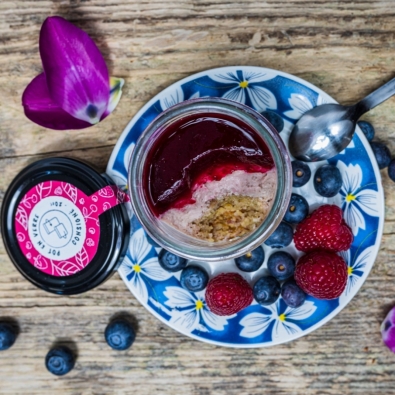 Bavarois aux Fruits Rouges - Cak'enPot BIO*