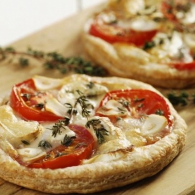 Tartelette Feuilletée Chèvre/tomate séchée BIO*